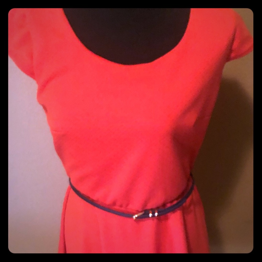 Cute size medium peach cocktail dress!